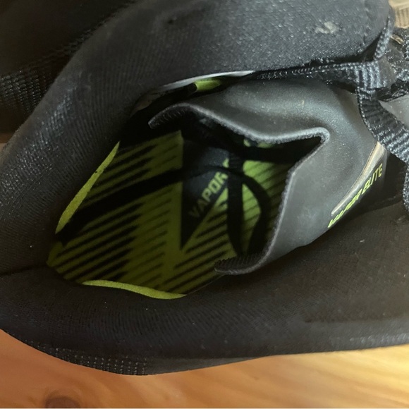 NIKE Vapor Carbon Elite Mens Hyperfuse 3/4 Football Cleats BLACK mens 13 - Picture 9 of 10